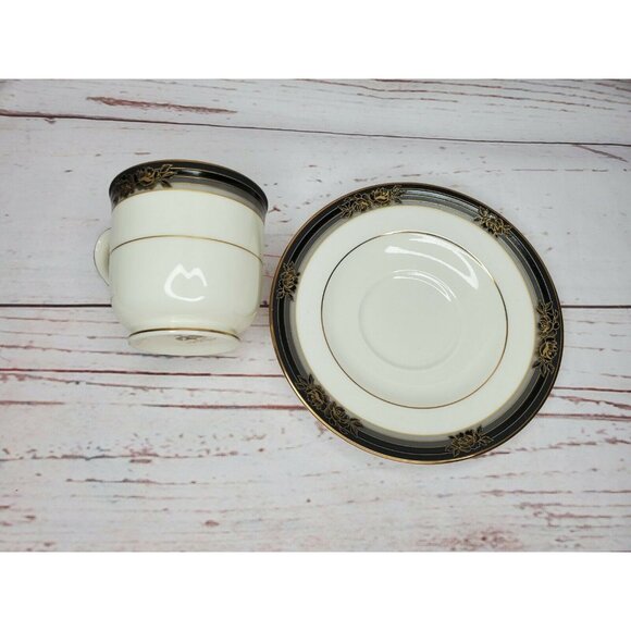 Vintage Noritake Spell Binder #9733 Teacup and Saucer Set - Mint Condition - Picture 8 of 12